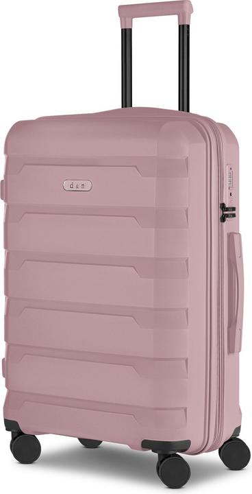 Actual product image D&N South Dakota 4 Rollen Trolley M 66 cm mit Dehnfalte (62 l)