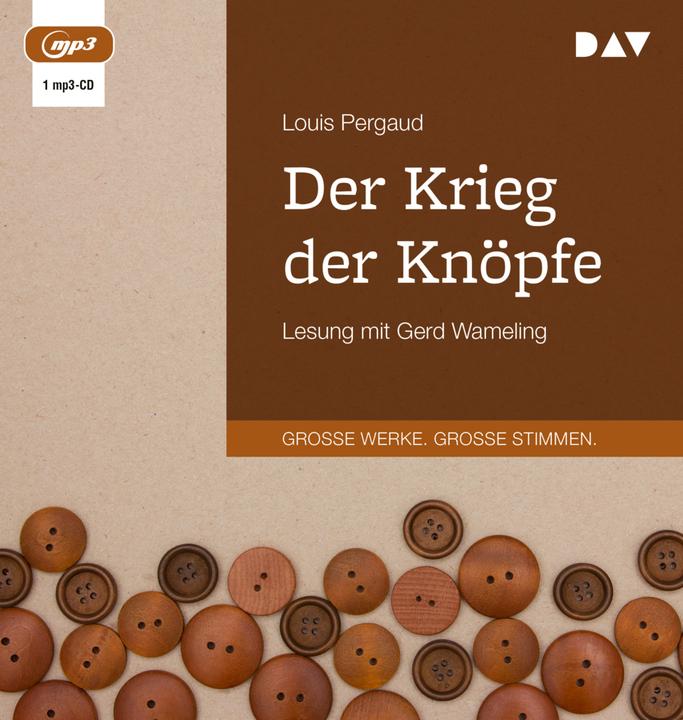Produktbild Der Krieg der Knöpfe (Louis Pergaud, Gerda von Uslar, Gerd Wameling, Deutsch)