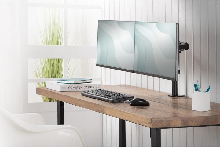 Actual product image Digitus Universal Dual Monitor Clamp Mount (Table, 32", 8 kg)