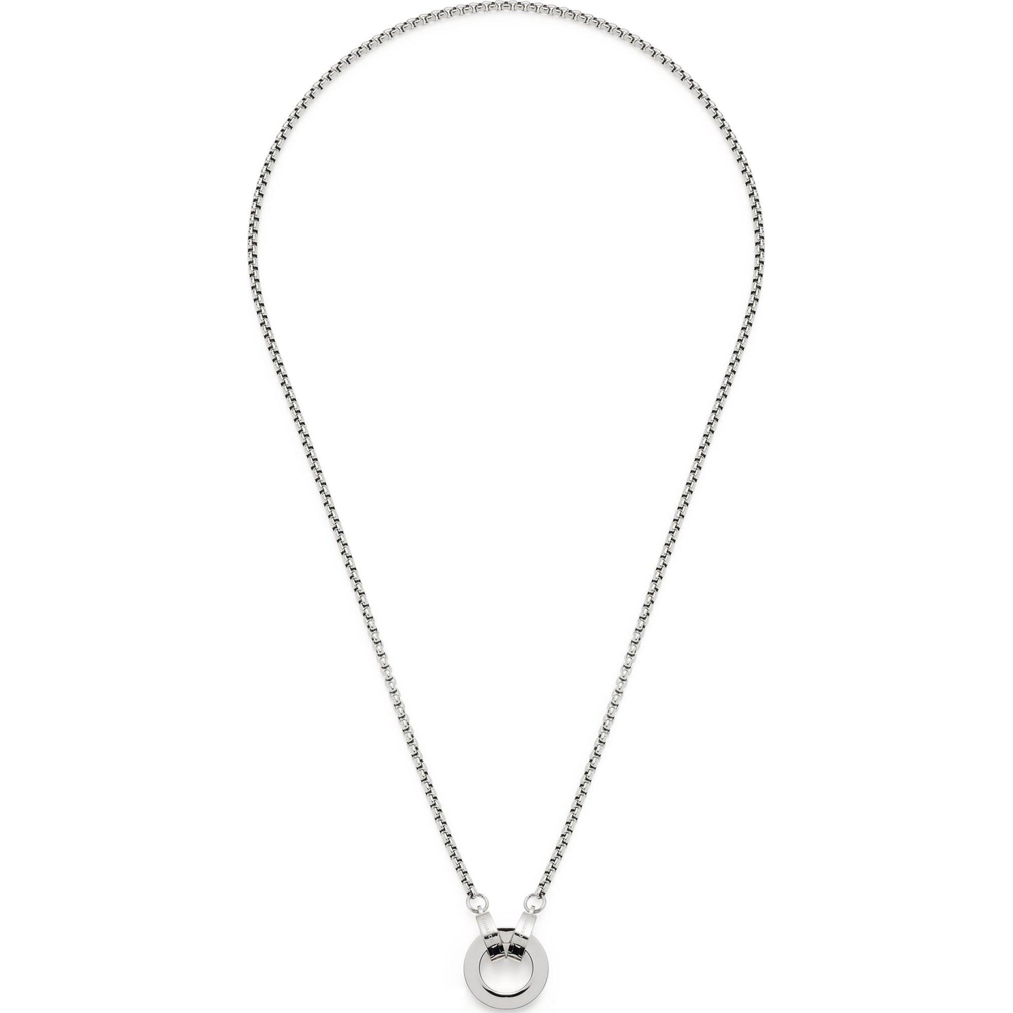 Leonardo, Halsschmuck, Halskette Lolita Clip & Mix Edelstahl, (Edelstahl, 43 cm)