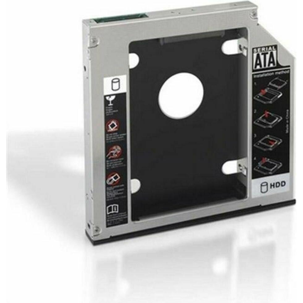 Nanocable Noir/Argent Adaptateur Bahãa Rw Portãtil A Ssd 12.7Mm, Disque Dur : Accessoires