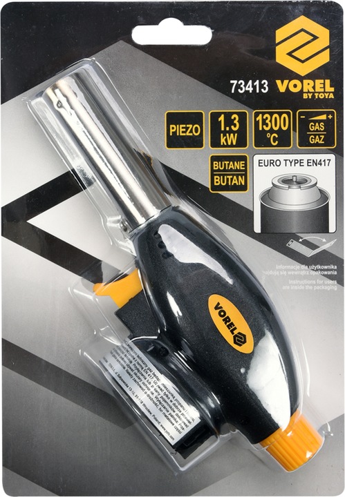 Immagine prodotto Toya Bruciatore a gas con piezo 1300 W (73413)