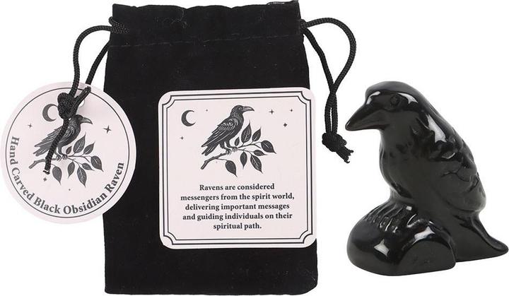Produktbild Something Different Ornament Black Obsidian Raven