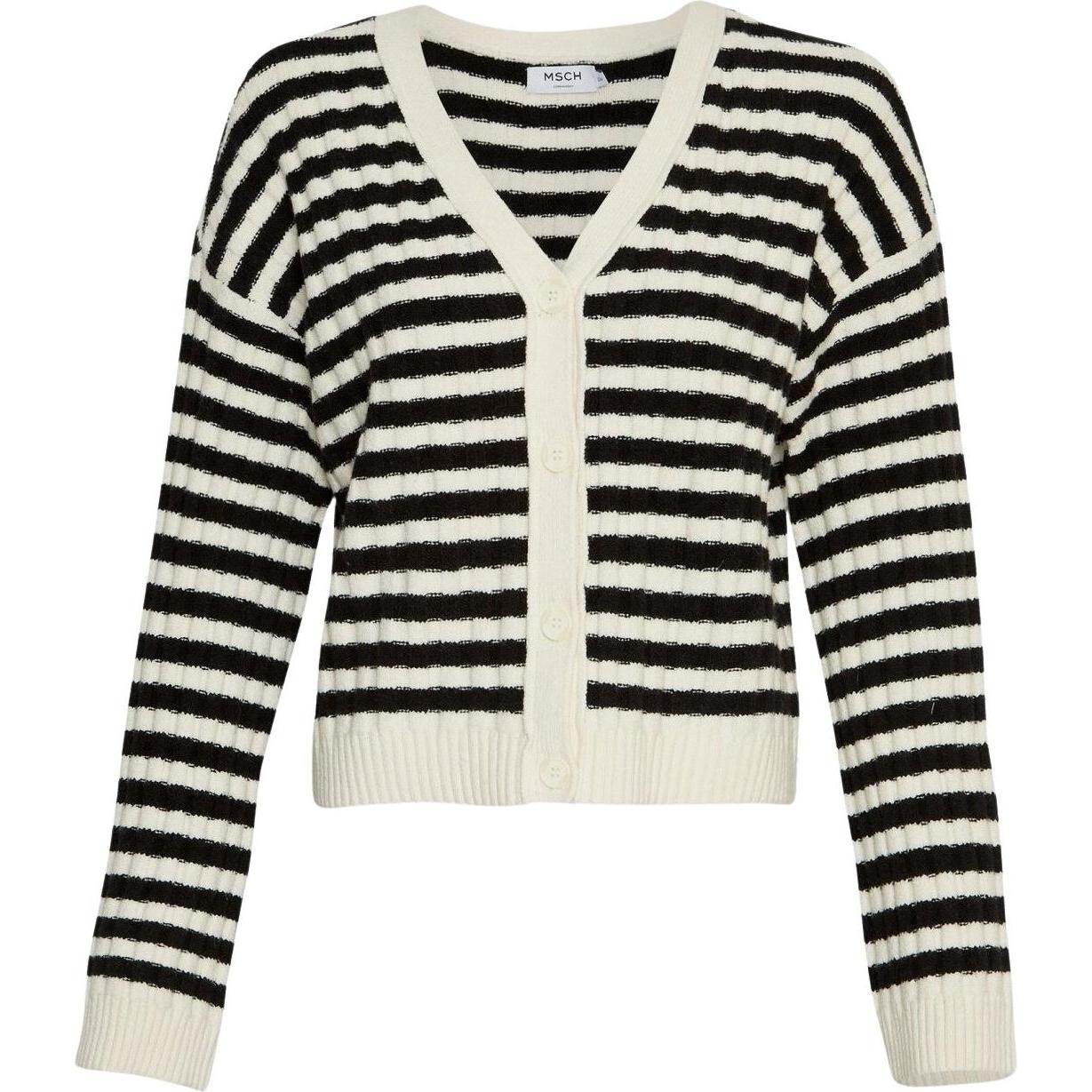 Moss copenhagen, Damen, Pullover, strickjacke, damen kitna, Violett, (XS)