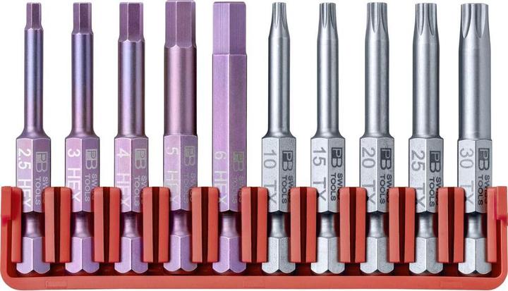 Actual product image PB Swiss Tools Bit set PB E6.704 CN BitBlock (Hexagon socket TX, Hexagonal)