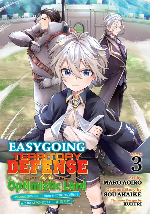 Actual product image Easygoing Territory Defence by the Optimistic Lord: Production Magic Turns a Nameless Village into t (English, Kururi, Maro Aoiro, Sou Akaike, 2024)