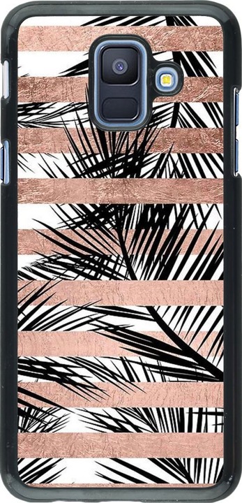 Produktbild PhoneLook Hülle Palm trees gold stripes (Samsung Galaxy A6)