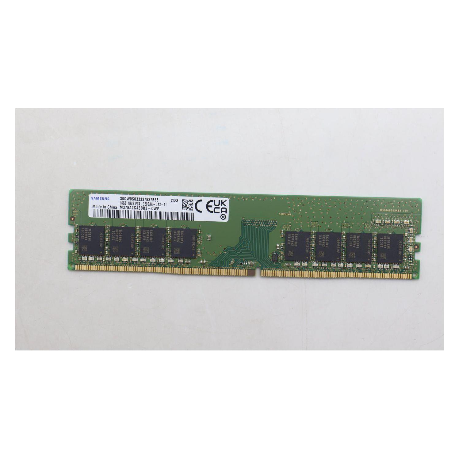 Lenovo Memory (1 x 16GB, 3200 MHz, DDR4-RAM), RAM, Schwarz
