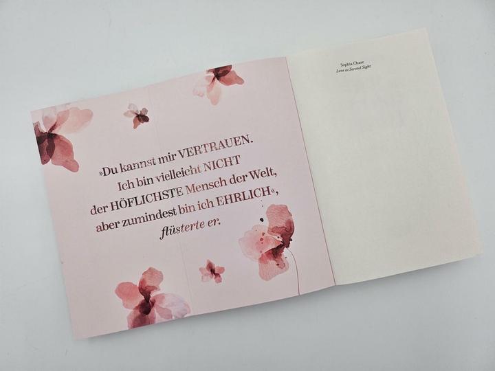 Actual product image Piper Love at Second Sight (German, Sophia Chase, 2025)