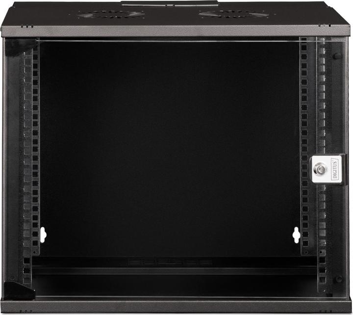 Produktbild Digitus 19" 9HE Wandgehäuse, SOHO PRO 459 x 540 x 400 mm, schwarz (9 HE, 19 Zoll Rack)