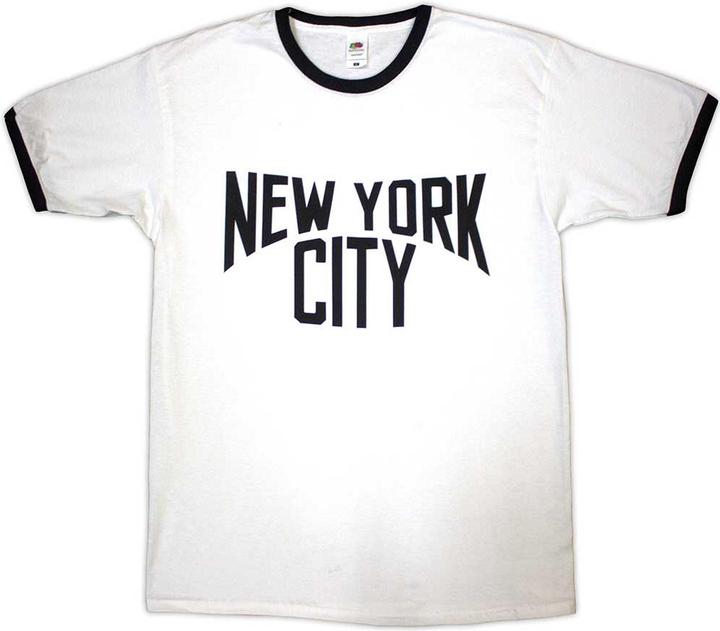 Actual product image New York City Text Logo Ringer (L)