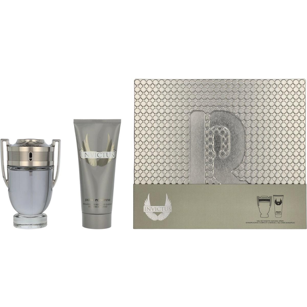 Paco Rabanne, Set regalo bellezza, Invictus Set 2024 Eau de Toilette 100 / Gel doccia 100 (Set di profumi)