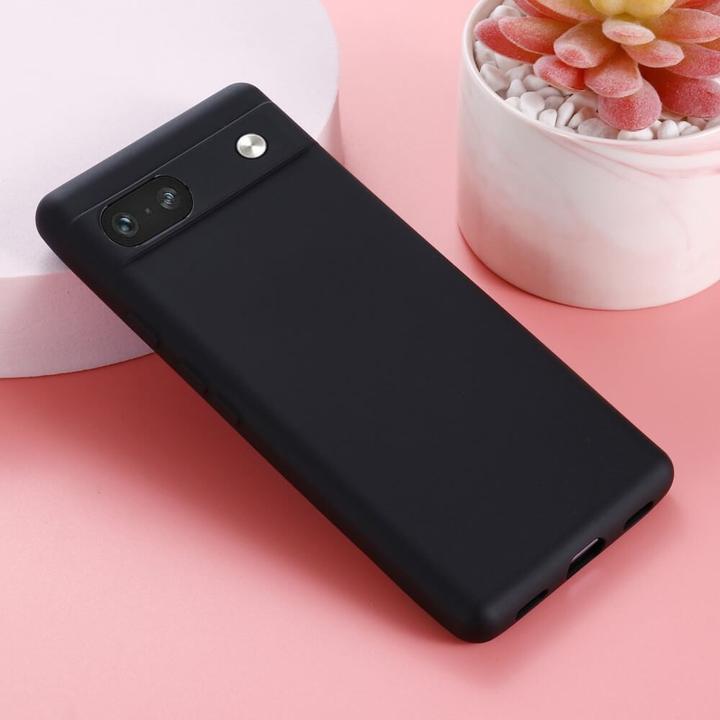 Produktbild Cover-Discount Google Pixel 7a - Silikon Gummi Hülle schwarz (Google Pixel 7a)