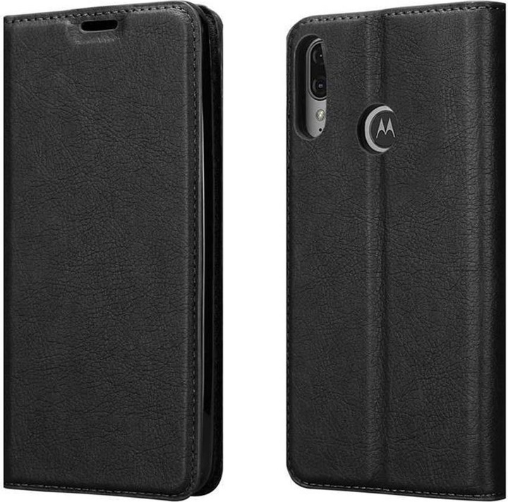 Actual product image Cadorabo Book Invisible Magnet Cover (Motorola Moto E6 Plus)