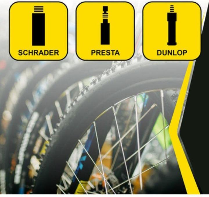 Actual product image Dunlop Bicycle floor pump black/grey