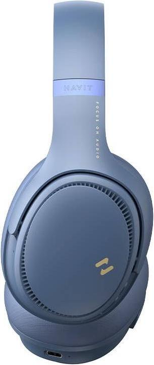 Image du produit Havit Casque H630BT PRO (bleu) (50 h, Sans fil)