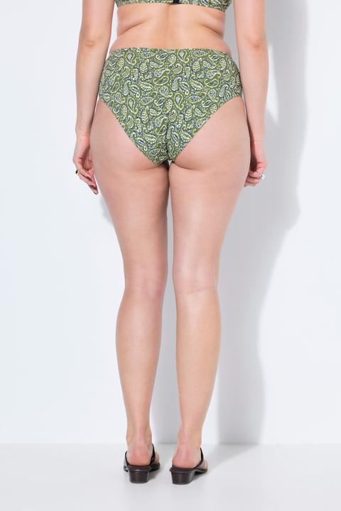 Image du produit Studio Untold Bas de bikini, motif cachemire, taille haute, gainant (48)