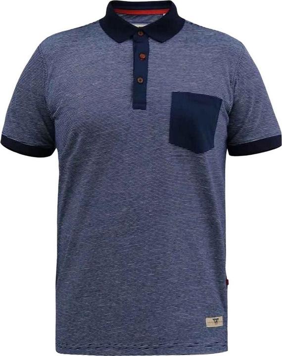 Immagine prodotto DUKE Oxley D555 Polo King Size con righe sottili (4XL)