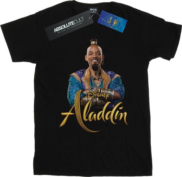 Actual product image Disney Mens Aladdin Movie Genie Photo T-Shirt (XXL)