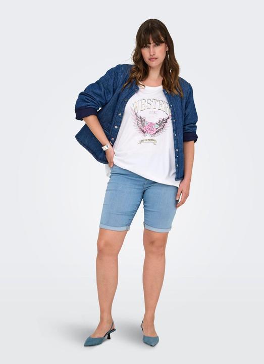 Produktbild Only CARTHUNDER Skinny Fit Jeans-Shorts Jeans-Shorts (44)