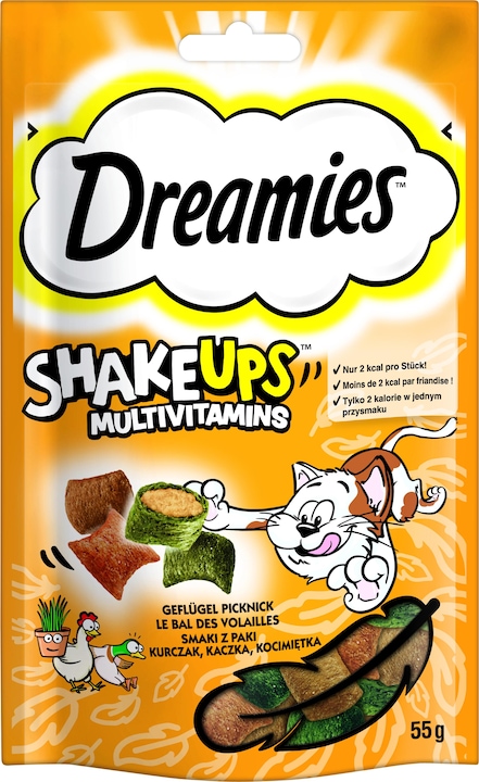 Actual product image Dreamies Shakeup poultry (Adult, 6 pcs., 55 g)