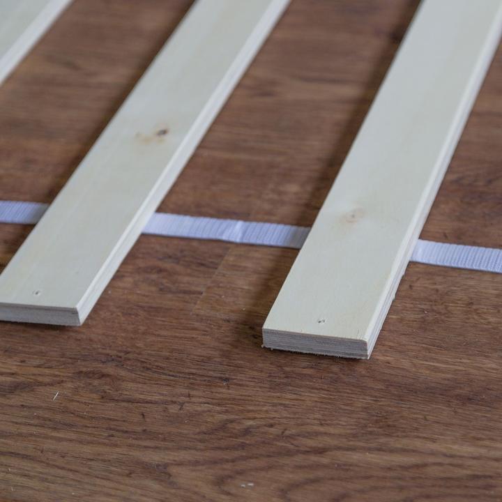 Actual product image Floki24 Slatted frame - 140 x 200 cm - Rolling slatted frame solid pine bed Rolling frame