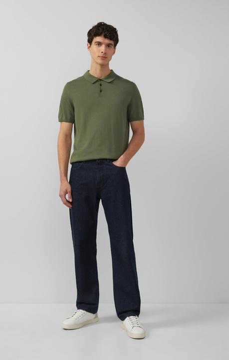 Produktbild s.Oliver Strickpullover Feinstrick-Poloshirt aus Baumwoll-Modalmix (M)