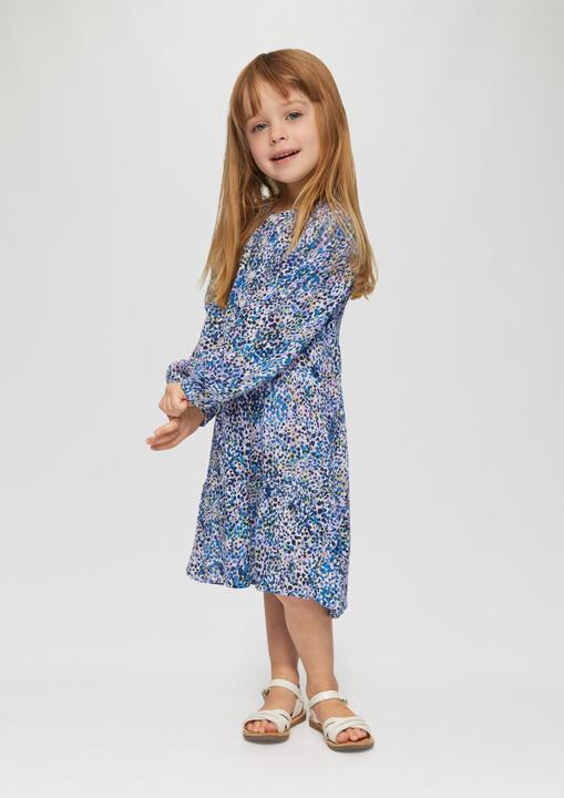 Actual product image S.Oliver Kleid Midikleid aus Viskosecrêpe mit All-Over Muster (104)