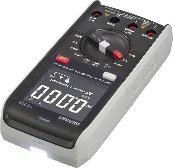 Produktbild Voltcraft VC232 Hand-Multimeter digital CAT III 600 V Anzeige (Counts): 2000 (CAT III 600V)