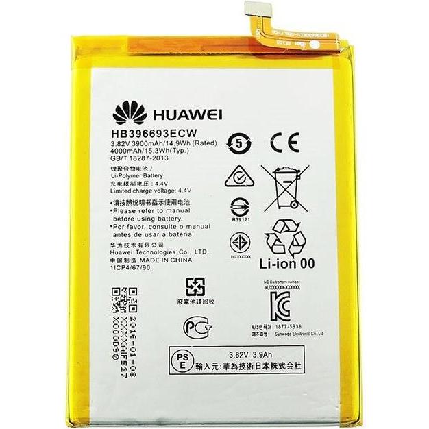 Huawei HB396693ECW Lithium-Ion Akku, Smartphone Akku