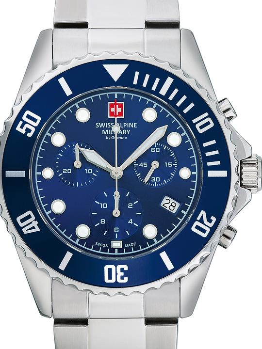Actual product image Swiss Alpine Military 7053.9135 Chronograph 42mm 10ATM (Chronograph, 42 mm)