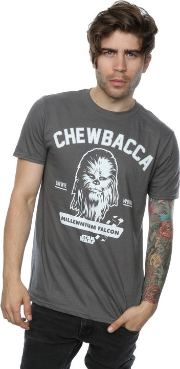 Immagine prodotto Star Wars Collegiate Maglietta Chewbacca Uomo (XXL)