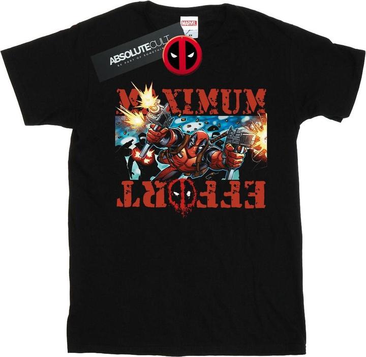 Immagine prodotto Deadpool Maximum Effort Maglietta Ampia Donna (XXL)