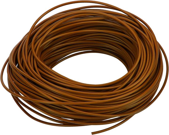 Kalitec 10 metre vehicle cable FLRY-B 0.75 mm² brown I Automotive cable I Cable for automotive electrics (10 m)