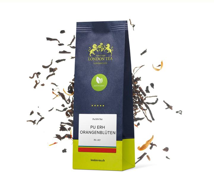 London Tea Pu Erh Orangenblüten (100 g)