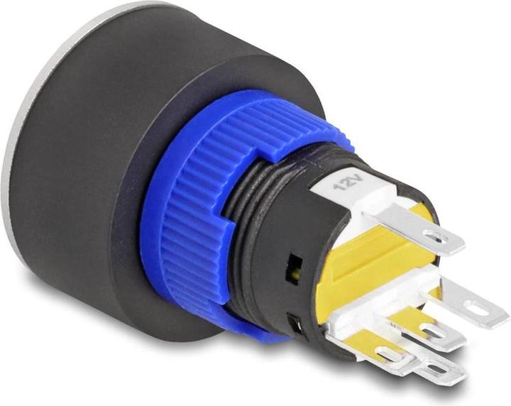 Produktbild Delock Drucktaster vorstehend zum Einbau 22 mm 5 x Lötanschl