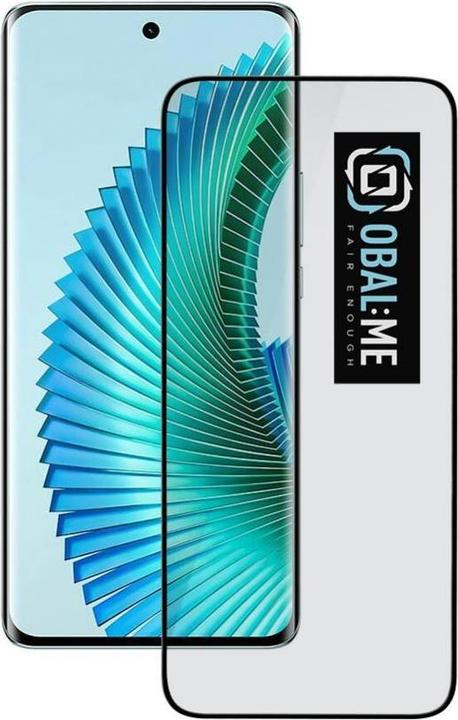 Actual product image - OBAL:ME 5D Glass Screen Protector for Honor Magic6 Lite Black (1 pcs., Honor Magic6 Lite)