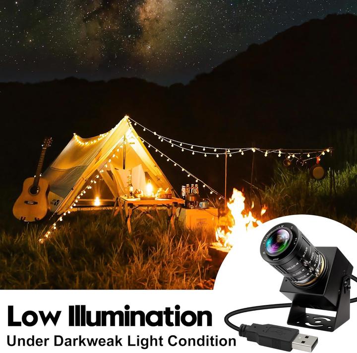 Image du produit ELP 4K USB High-Speed Webcam mit Zoom (120fps)