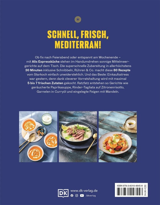 Produktbild Mediterran Express (Deutsch, Ali Güngörmüs, Sandra Eckhardt, DK Verlag, 2024)