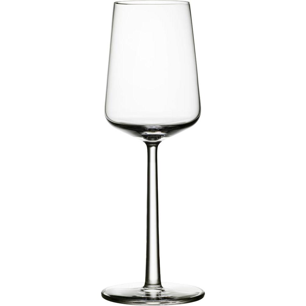Iittala Essence Wit Wijnglas Set van 2, Wijnglazen, Transparant