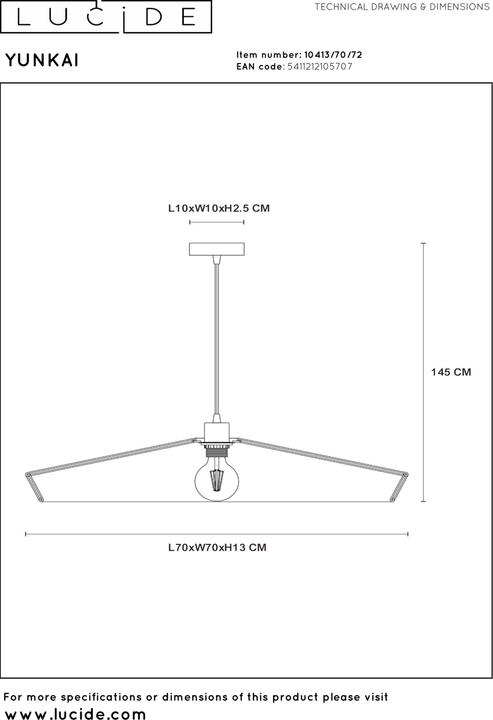 Produktbild Lucide Pendelleuchten (E27)