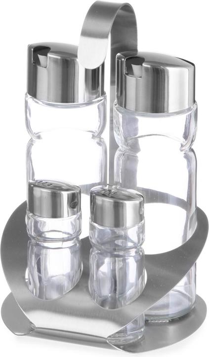 Produktbild Hendi Menage Set vierteilig Pfeffer, Salz