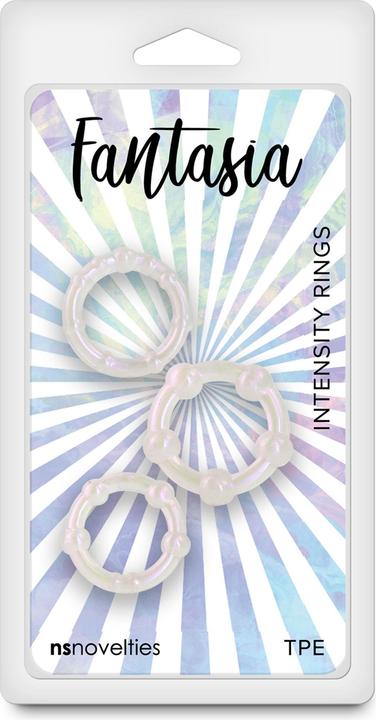 Actual product image NS Novelties fantasia intensity rings pearl
