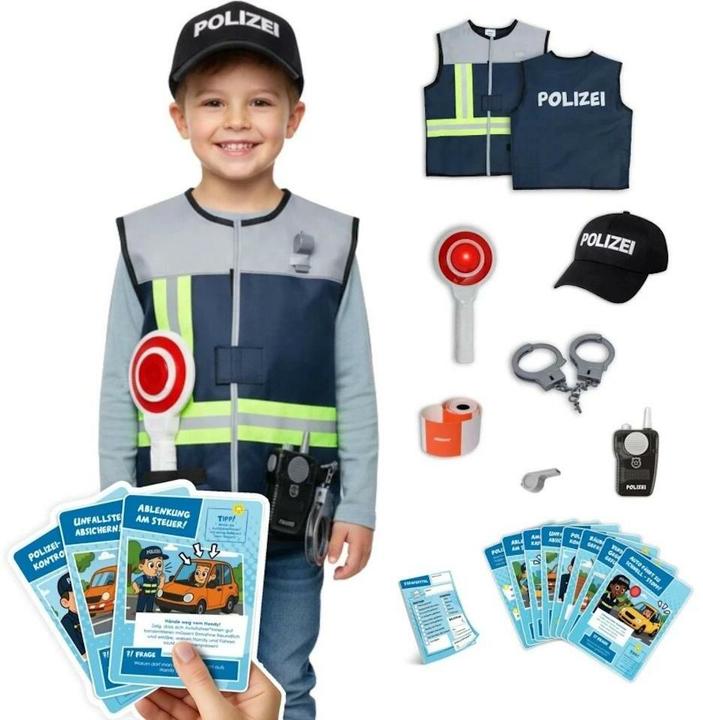 Produktbild Alldoro Polizei Rollenspiel-Set (9-Teilig)