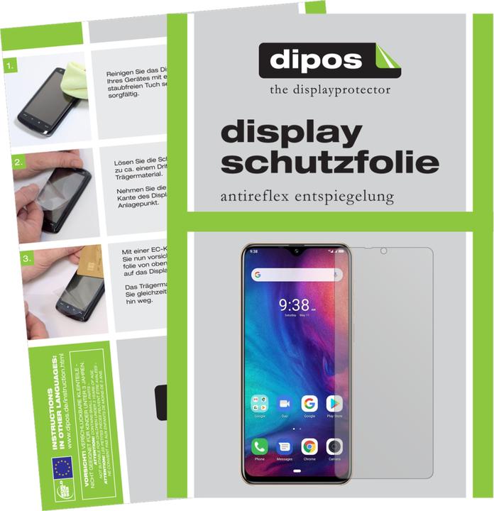 Dipos 2x Pellicola Protettiva Antiriflesso Per Elephone U - Opaca Anti-Impronta, Made In Germany