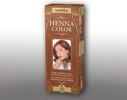 Venita - Henna Color Coloring Lotion From Henna 8 Rubin 75Ml Ecstraktem (8 Rubin)