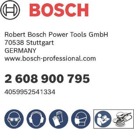 Productafbeelding Bosch Professional Zubehör Expert C470 Schuurpapier met 8 gaten voor excentrische schuurmachine, 115 mm, G 60, 5-delig. (P60)