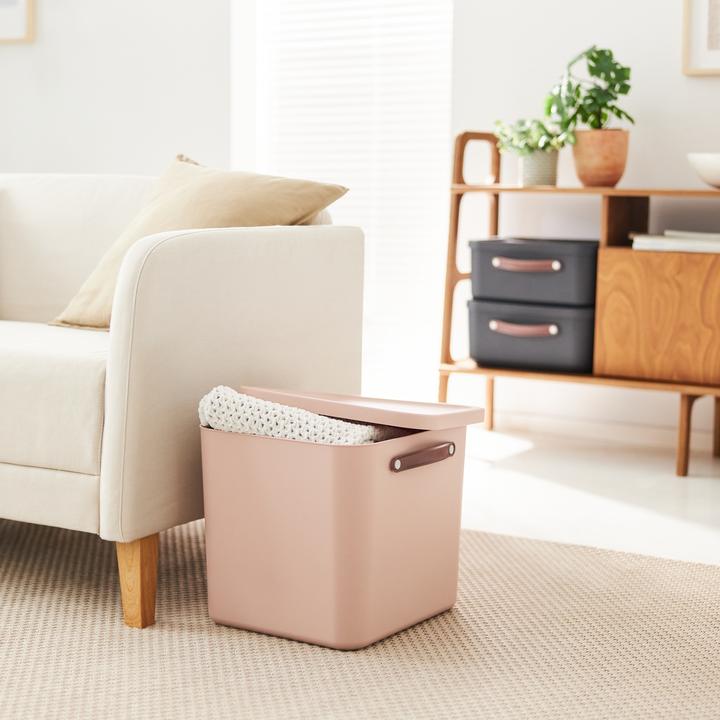 Actual product image Rotho Storage box Maloja 40 l, Meadow Rose (40 l)