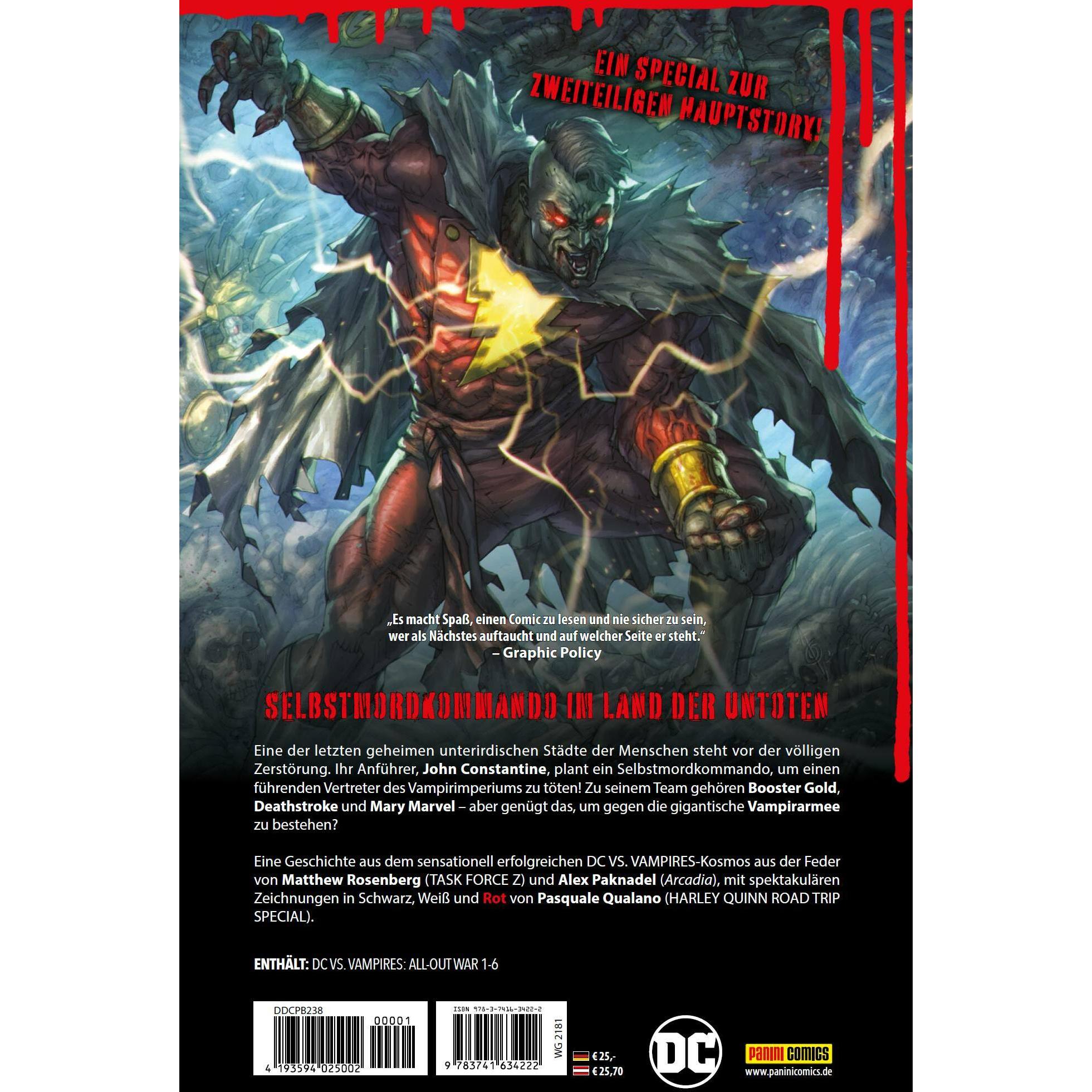 Thumbnail - DC-Horror: Angriff der Vampire - Special: Blut-Kommando, Belletristik von Matthew Rosenberg, Pasquale Qualano, Alex Pakn...