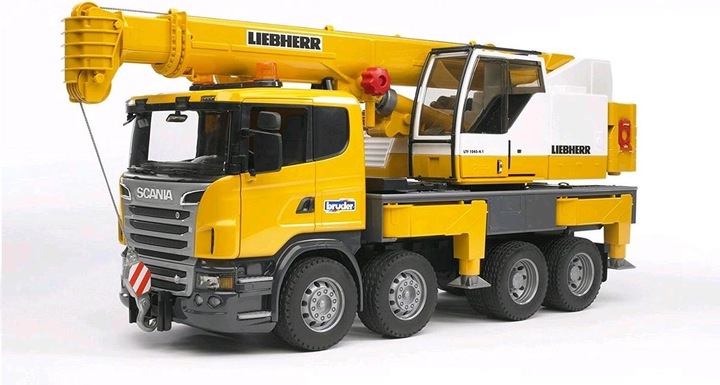 Actual product image Bruder Scania R-series Liebherr crane truck